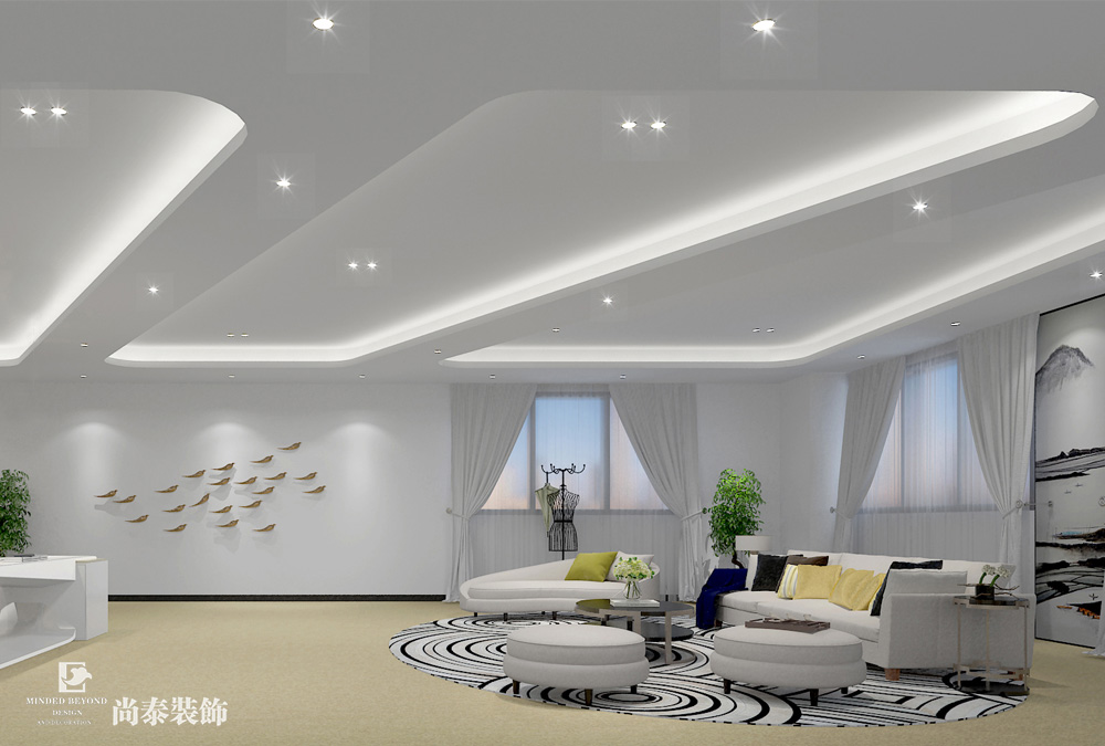 深圳光明科技園互聯(lián)網科技公司辦公室裝修效果圖 