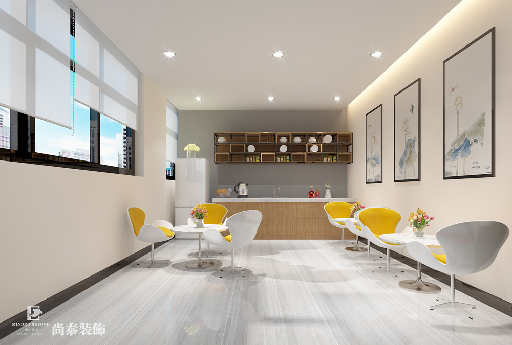 深圳光明科技園互聯(lián)網科技公司辦公室裝修效果圖 
