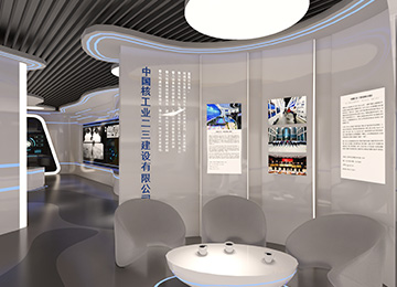 深圳龍崗同富工業(yè)區(qū)300平展廳設(shè)計裝修效果圖